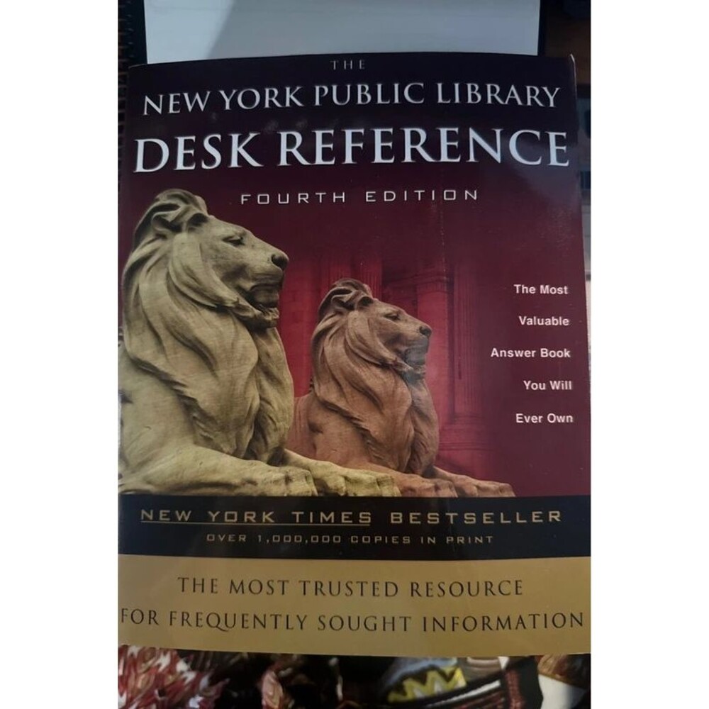 New York Public Library Desk Reference -4th Edition